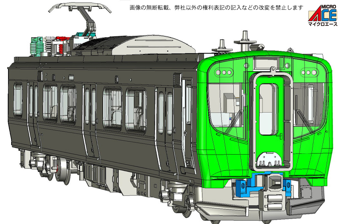 E721系1000番代CADレンダリング画像